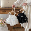 Princess dress mesh bodysuit baby summer romper lightweight baby suspender one-piece first birthday outfit tulle skirt girl trendy