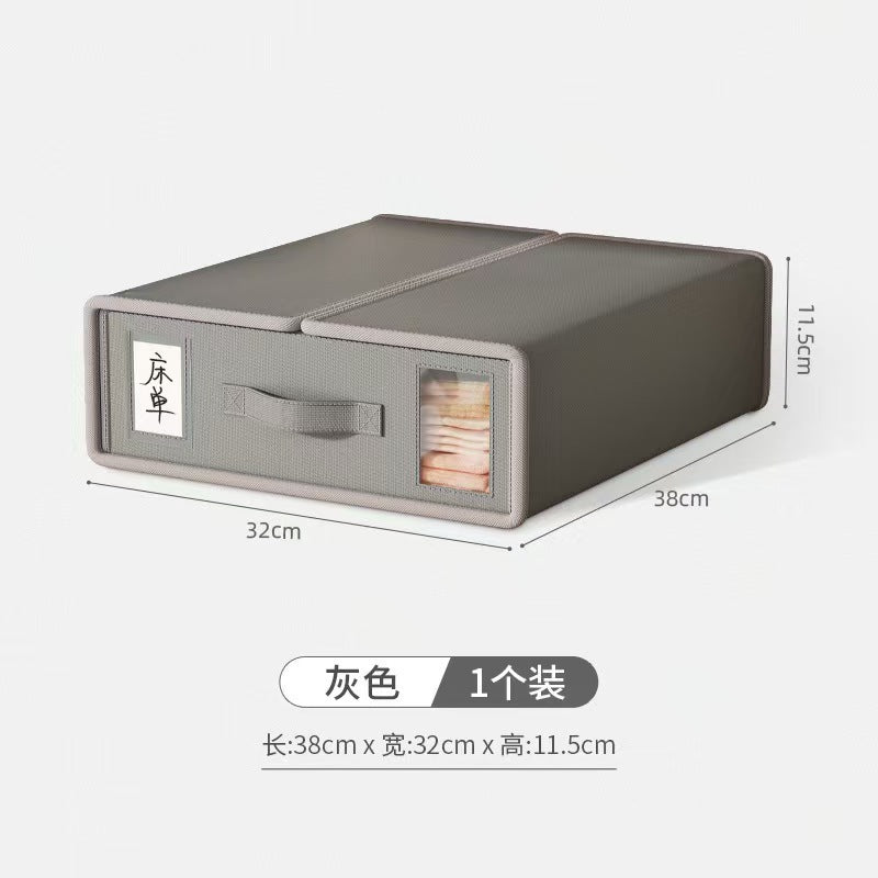 Non-woven bed sheet four-piece  hot-selling new product storage box with lid wardrobe sorting storage box drawer storage