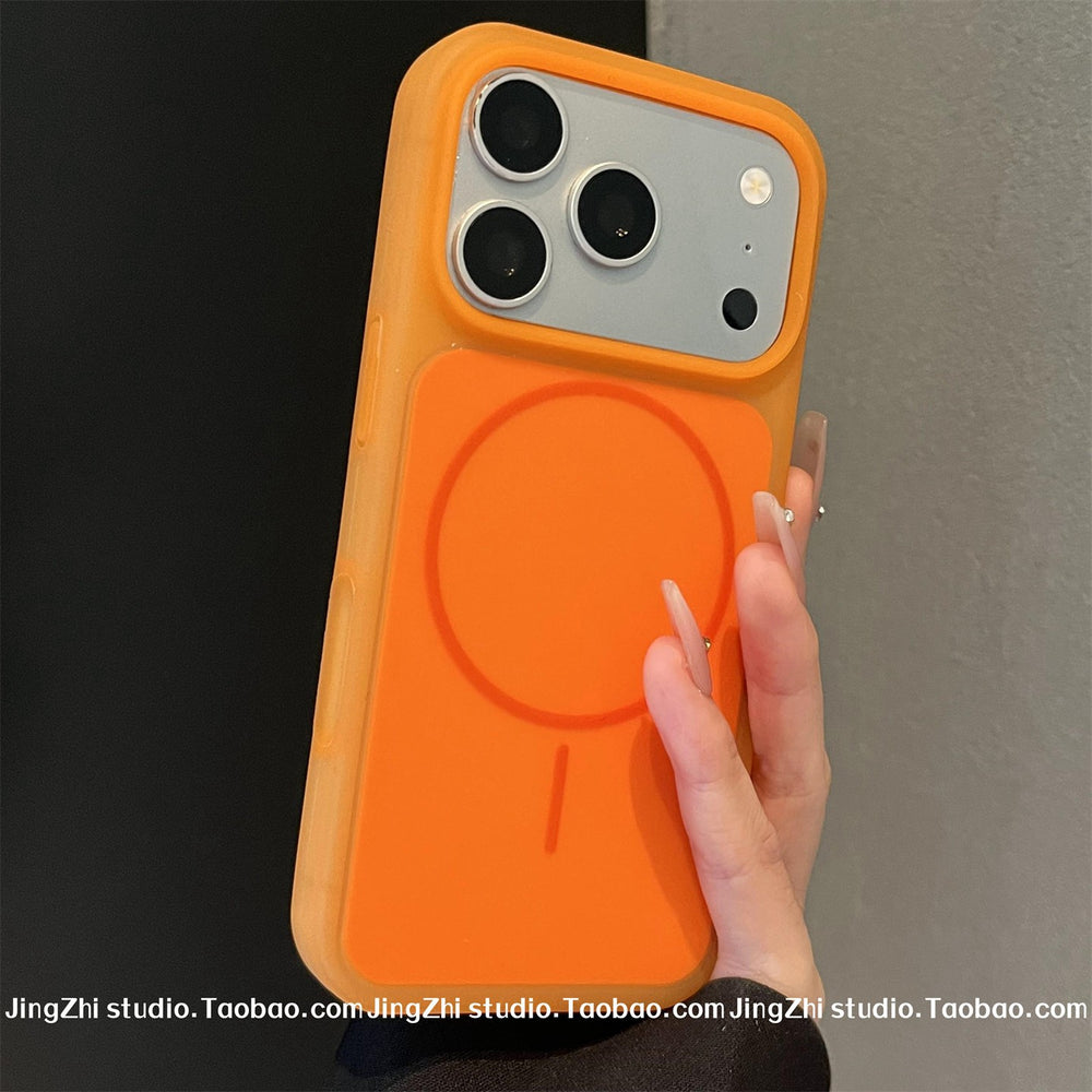 Suitable for iphone17promax mobile phone case jelly liquid silicone magnetic mobile phone case apple 15 protective cover 16