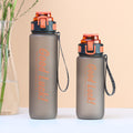 Factory customized cross-border plastic water bottle: stylish, portable, high-capacity, durable, and leak-proof for outdoor sports