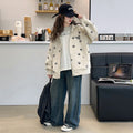 Girls' spring/autumn jacket -  new stylish kids' hooded sweatshirt - spring cardigan for girls (mid-to-large size)
