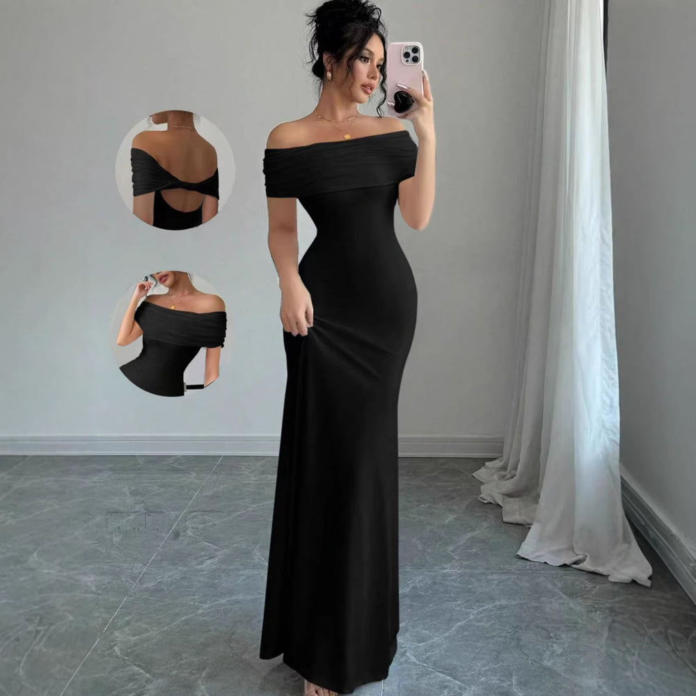 new arrival: sleeveless off-the-shoulder bodycon mini dress - chic, sexy, and figure-flattering for the modern woman