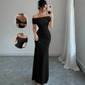 new arrival: sleeveless off-the-shoulder bodycon mini dress - chic, sexy, and figure-flattering for the modern woman