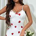 Sexy lingeriefashionexportsexyintimates factory heart-shaped suspender dresssexy nightgown cross-border
