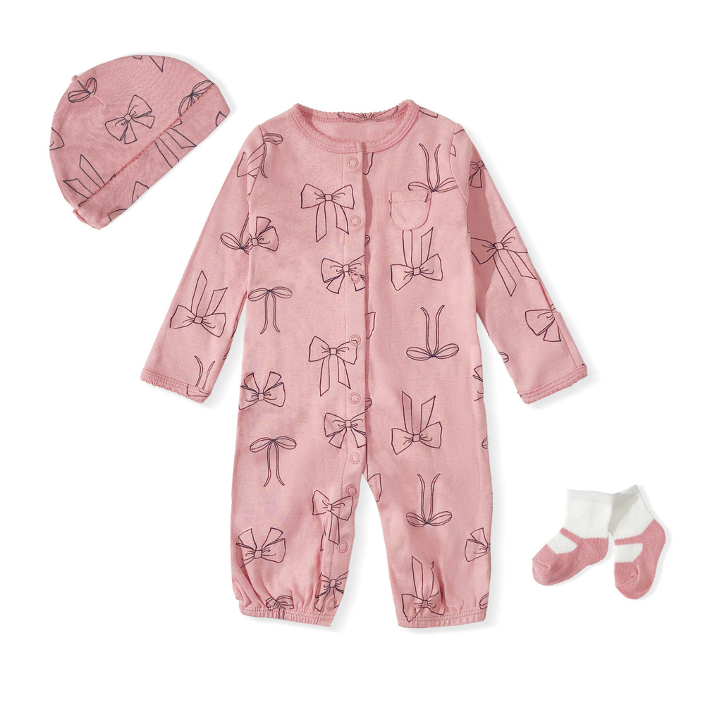 Export baby autumn style long climbing pure cotton type a long sleeves one-piece khaki cross-border pink romper female baby jumpsuit