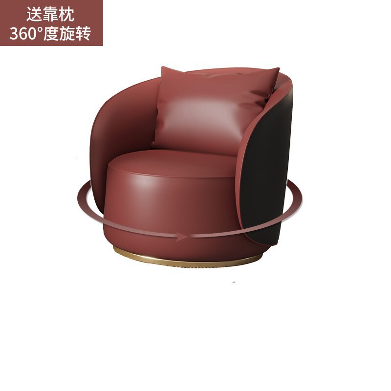 Luxury hotel sales office reception single sofa chair modern minimalist beauty salon club casual table and chair set