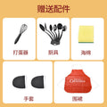 Royaldessini10pcs non-stick aluminum pot soup pot frying pan kitchen utensils one pot non-stick large pot with lid