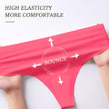 European and american plus size ice silk seamless anti-embarrassment line panties women's sports yoga anti-embarrassment low-rise comfortable ladies' underwear