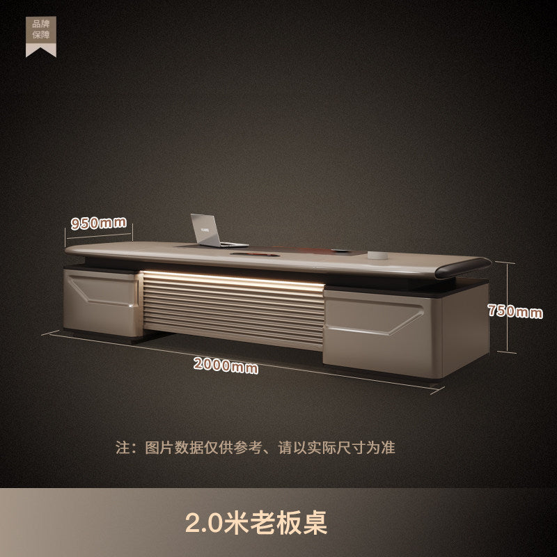 Saint li accessible luxury boss president manager supervisor desk executive desk casual modern thickened paint office desk chair