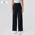 New women's quick-dry breathable casual pants - loose fit, versatile straight-leg style, hip-concealing, slimming, running & workout pants d25077
