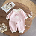 Spring autum baby girl full moon 100 days baby onesie ha shirt newborn clothes super cute autumn clothes outing climbing clothes