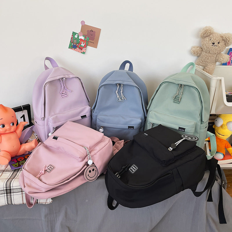 Cross-border new Korean version of college style backpack versatile leisure travel backpack small fresh and cute college student schoolbag