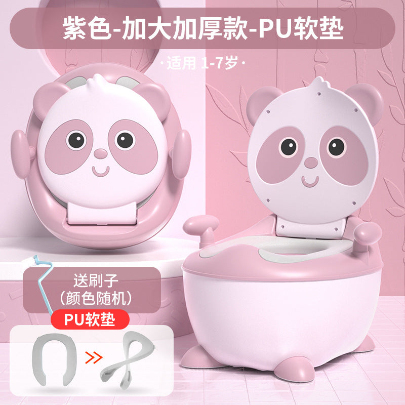 Children's cushioned toilet toilet, male and female baby urinal, children's toilet, indoor children are convenient to move the toilet stool