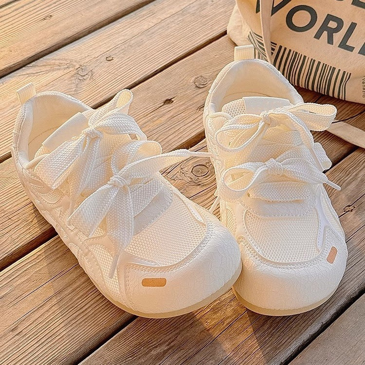 Hollow breathable white shoes women's 2026new arrivalsummer mesh german training soft bottom not tired feet casual sports