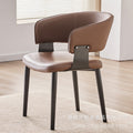Italian light luxury backrest dining chair chair for home restaurant scandinavian modern casual backrest chair hotel negotiation dining chair