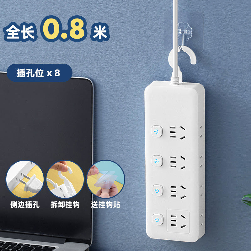 New national standard extension cord power strip socket smart power strip multifunctional with usb socket board student dormitory office