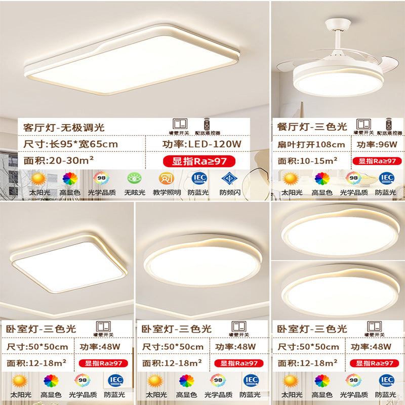 Full spectrum led eye protection Zhongshan home improvement lighting modern simple wind decoration company warm living room ceiling lamps