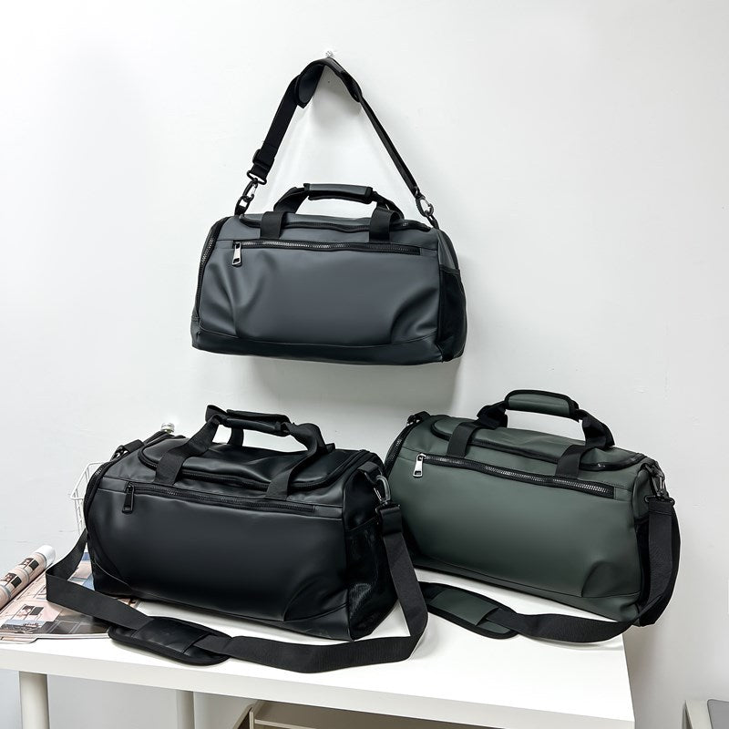 Short-distance hand-held travel bag Men's large-capacity sports fitness bag Dry and wet separation Women's bag Lightweight diagonal straddle duffle bag