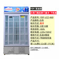 Small double door left and right sliding door straight cooling/width 1.0*thickness 0.52*height 1.91 (meters)