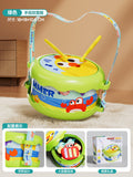 Baby early education educational double-sided hand drum kids percussion instrument hand tambourine beat baby drum pat drum trumpet