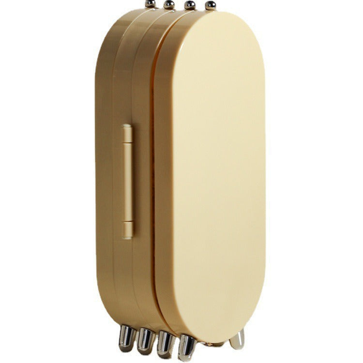 ins New Jewelry Storage Box Earrings Earrings Necklace Bracelet Jewelry Box Lipstick Cosmetics Folding Display Stand