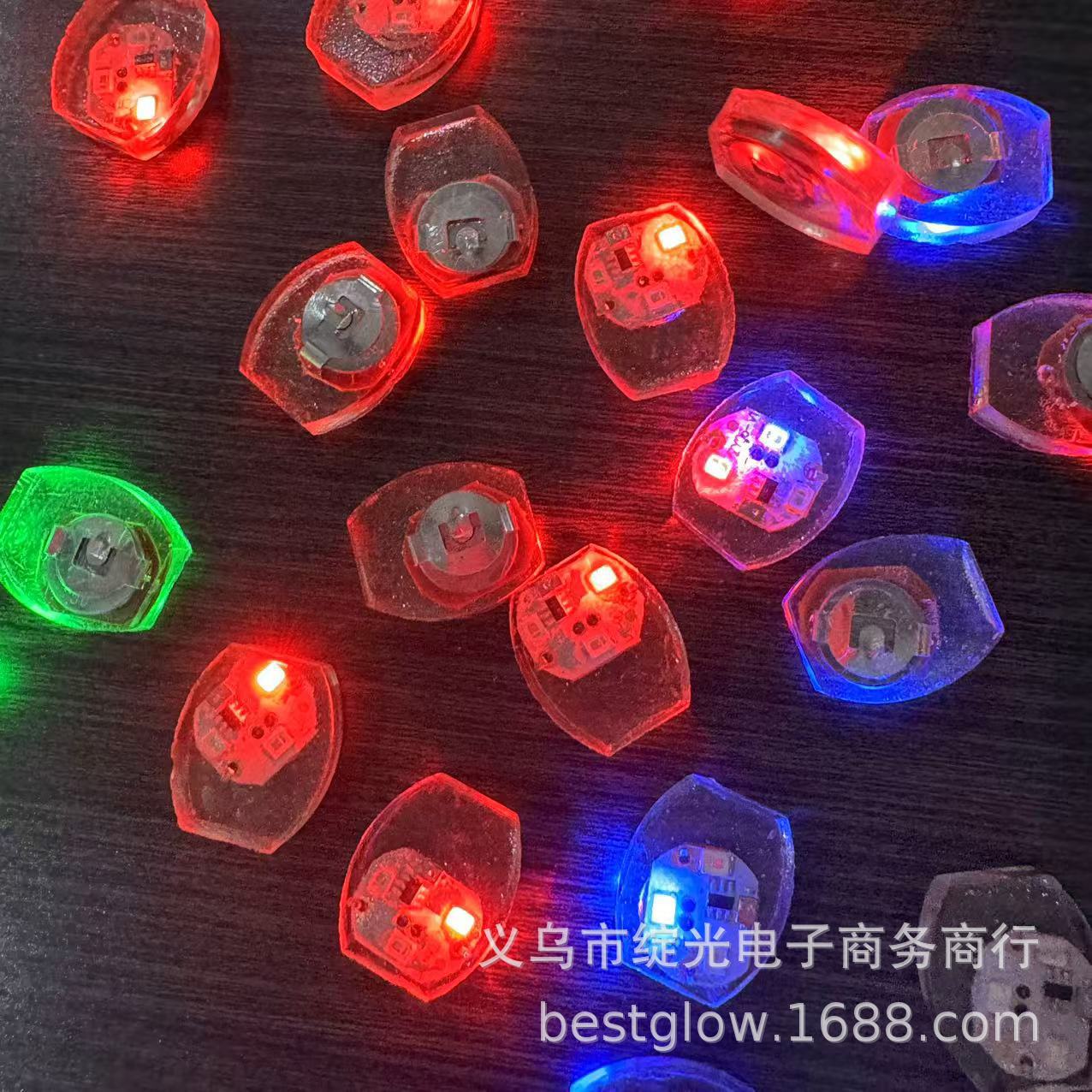 LED red blue green shoe light square light oval light waterproof light vibration luminous flash clothing light movement electronic accessories