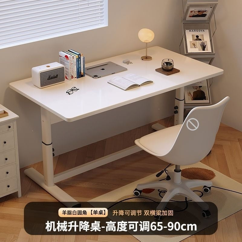 Hand-crank adjustable desk student desk home student study desk writing desk desktop computer desk adjustable office desk