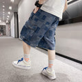 Boys' summer pants & shorts:  mid-to-large size collection - stylish & versatile denim for boys