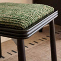 French chinese retro style dining chair for home living room chinese ancient style chair designer solid wood upholstered backrest makeup stool