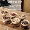 Japanese creative stoneware dessert cup dessert bowl ice cream cup tall flying saucer bottom seat afternoon tea snack plate