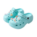 Thick sole crocs women's toe cap non-slip deodorizing filter not tired feet summer 2025 new arrivalfashion slippers women's outwear