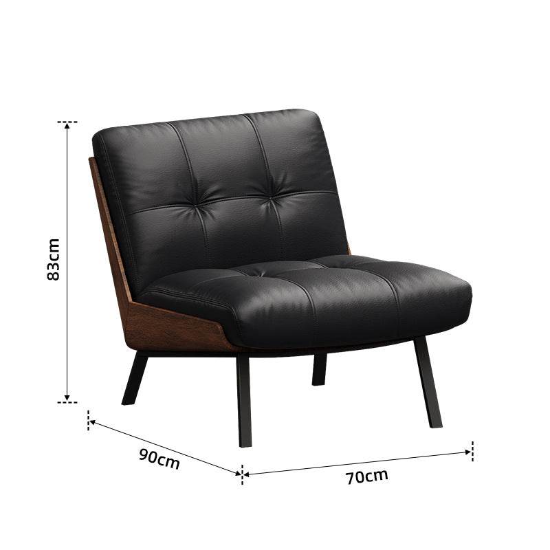 Italian normcore design master daiki casual chair modern living room study conference room light luxury single sofa chair