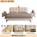 Solid wood bed double1.8x 2m master bedroom king bed modern casual small apartment 1.5m for home1.2m single bed frame