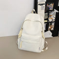 Custom high school student backpack - trendy, large capacity, couple's style, high-value design, korean style, thick, durable, and versatile backpack
