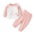 Babibele baby underwear set - autumn/winter thermal underwear for children, class a, raglan sleeve printed two-piece set with high-waisted long johns