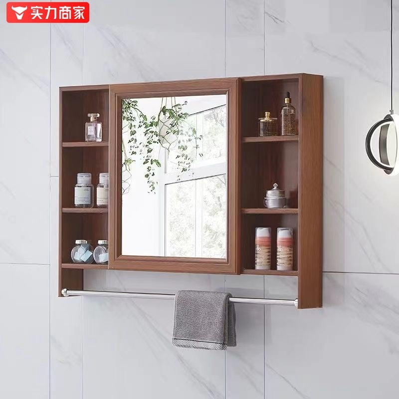 Bathroom Mirror Bathroom Wall-mounted Shelf Mirror Cabinet Bathroom Mirror Cabinet Bathroom Dressing Mirror Wall Mirror Box