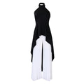 D372export cross-border fashion casual suit summer socialite private clothes backless top pleated wide-leg pants european and american suit