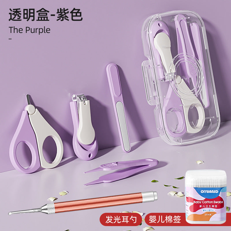 Newborn & infant nail care set: anti-pinch safety scissors & clippers for gentle baby grooming