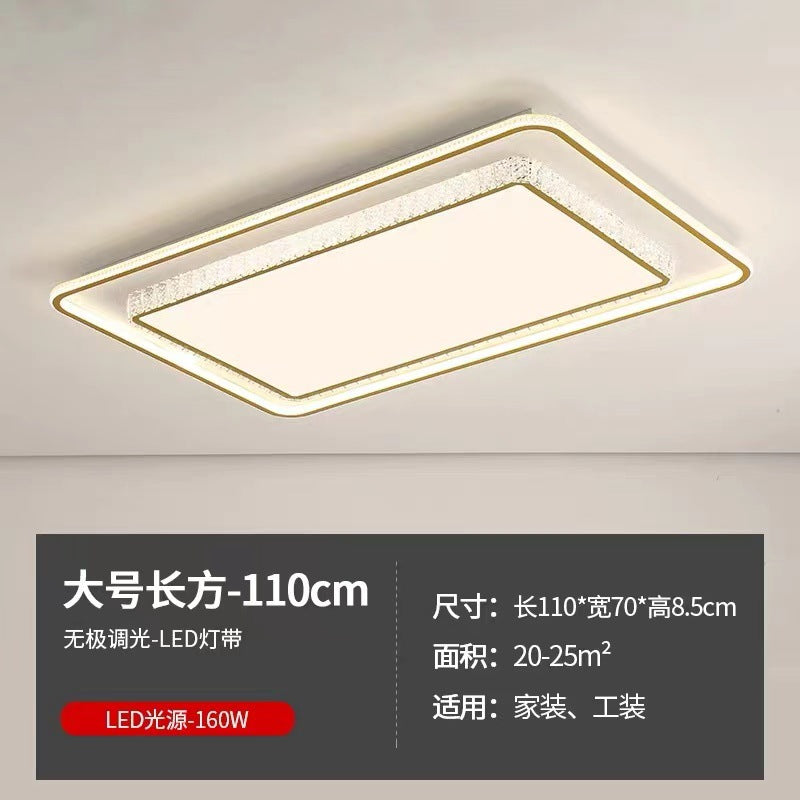 Living room light 2022 lighting combination package whole house light luxury crystal living room headlight simple atmosphere smart light led