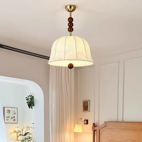 French medieval restaurant Fabric art Nanyang American bar counter Living room Hotel master bedroom pattern solid wood study art lamps