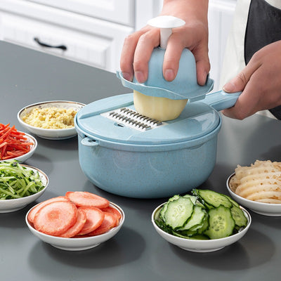 Multifunctional kitchen gadget: vegetable slicer & shredder - potato shredder, grater, and slicer for home use