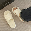 Fashion sandals and slippers for women outwearsummernew arrivalpopulark-stylecasualeasiest for matchplaidnon-slip beach flip-flops for women