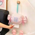 Inssweet candy tissue box can be hung on dining tissue storage bag car fabric high-looking living room hanging bag