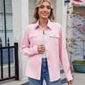 European and american cross-border women's fashion  spring/summer new arrivals:  &  casual long-sleeve adjustable shirt tops - trendy style