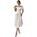 summer new arrival: elegant, exquisite, and romantic one-shoulder irregular dress for weddings, proms, and parties