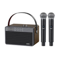 E-4113 wireless bluetooth speaker - all-in-one home karaoke machine with built-in microphone for singing, outdoor use, and trendy karaoke fun