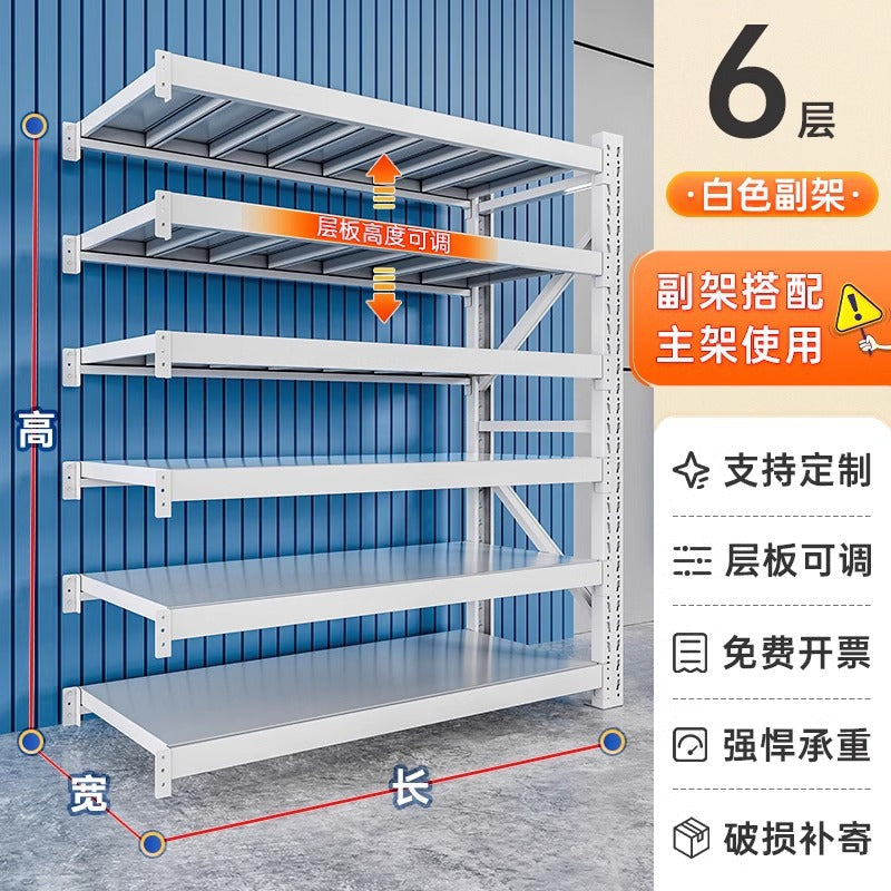 Heavy-duty storage shelving for warehouses, garages, storage rooms, and home organization. ideal for supermarkets, express delivery, and display purposes