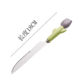 Purple tulip table knife