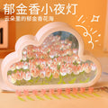 Cloud tulip night light - perfect for mother's day, valentine's day, 520, or as a handmade diy craft kit and birthday gift