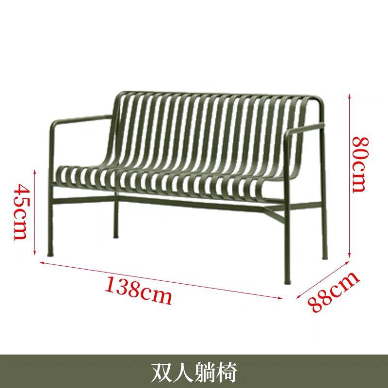 Outdoor modern casual outdoor courtyard table and chairs milk tea casual garden cafe open-air balcony iron art combination